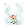 Coupon Bavoir Girafe Vert d’Eau – Bébé 3-12 mois – Coton Oeko-Tex® à coudre soi-même