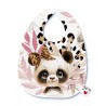 Coupon Bavoir Bébé Panda Léopard – Bébé 3-12 mois – Coton Oeko-Tex® à coudre soi-même