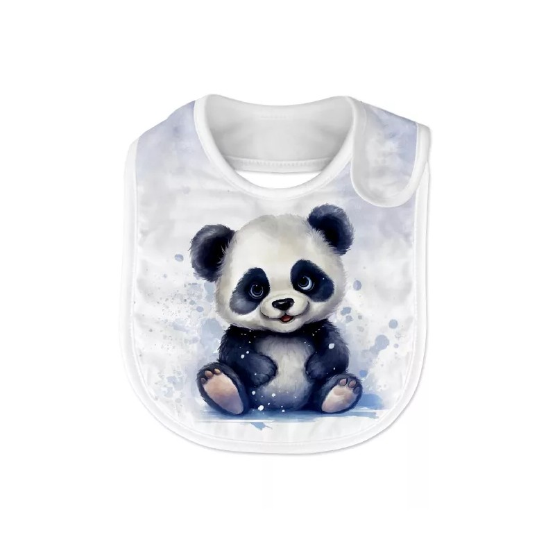 Coupon Bavoir Panda – Bébé 0-3 mois – Coton Oeko-Tex® à coudre soi-même