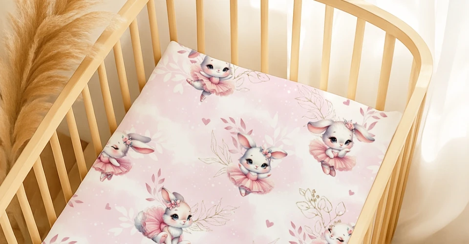 Tissu lapin ballerine
